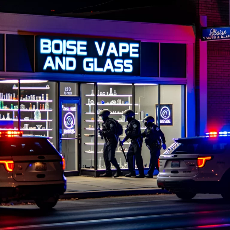Boise Vape and Glass Being Raided By Police