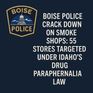 Boise Police Target 55 Vape and Smoke Shops In Ada County